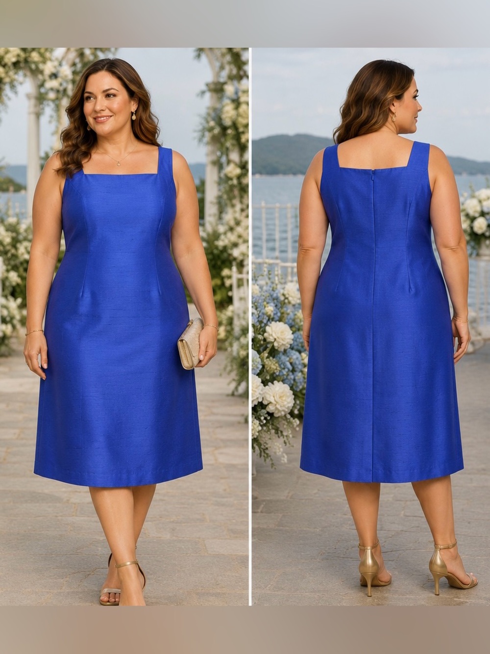 Robbie Bee Vibrant Periwinkle Blue Top